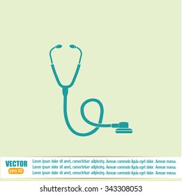 stethoscope vector icon
