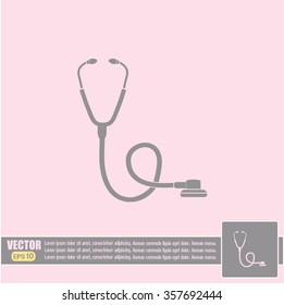 stethoscope vector icon