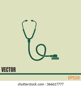 stethoscope vector icon