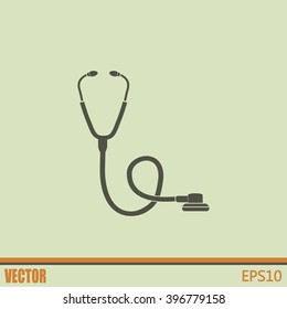 stethoscope vector icon