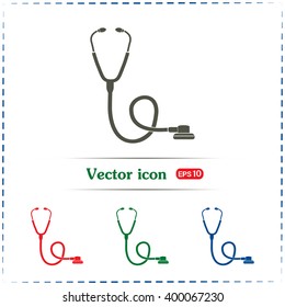 stethoscope vector icon