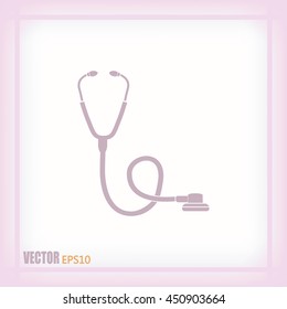 stethoscope vector icon