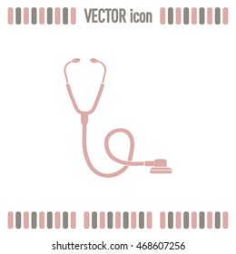 stethoscope vector icon