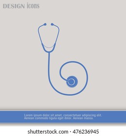 stethoscope vector icon
