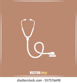 stethoscope vector icon