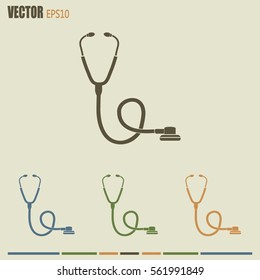 stethoscope vector icon