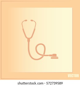 stethoscope vector icon