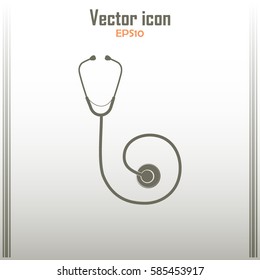 stethoscope vector icon
