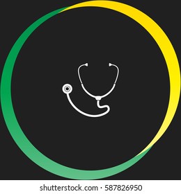 Stethoscope vector  icon