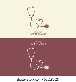 stethoscope vector icon