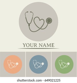 stethoscope vector icon