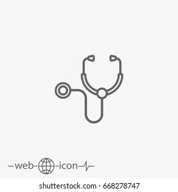 stethoscope vector icon