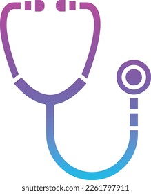 Stethoscope vector icon. Can be used for printing, mobile and web applications.