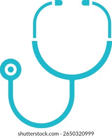 Stethoscope vector icon. Can be used for printing, mobile and web applications.