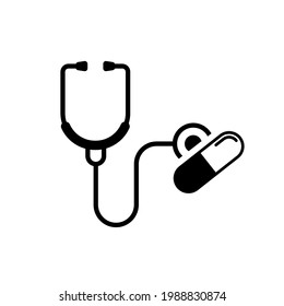 Stethoscope Vector icon illustration design