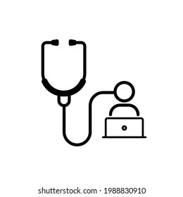 Stethoscope Vector icon illustration design