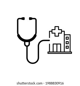 Stethoscope Vector icon illustration design