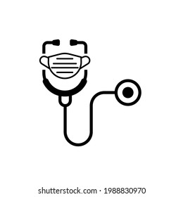 Stethoscope Vector icon illustration design