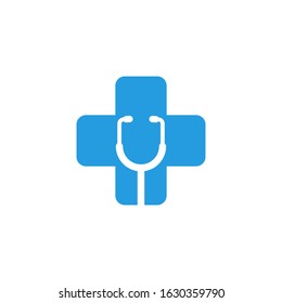 Stethoscope Vector Icon Logo Design Isolated Stock Vector (Royalty Free ...