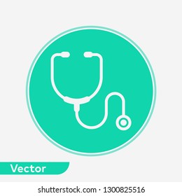 Stethoscope vector icon sign symbol
