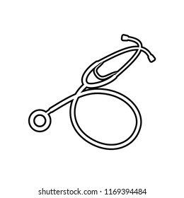 Stethoscope vector icon templates