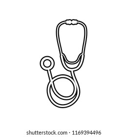 Stethoscope vector icon templates
