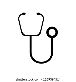 Stethoscope vector icon templates