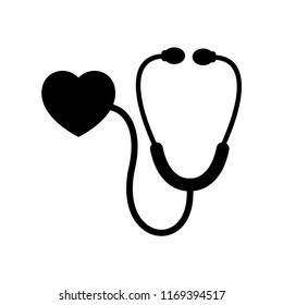 Stethoscope vector icon templates