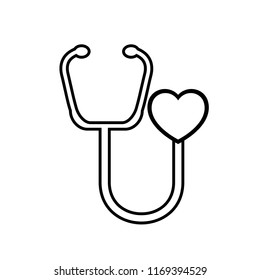 Stethoscope vector icon templates