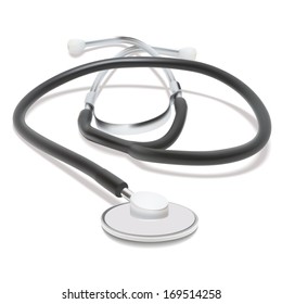 Stethoscope. Vector illustration