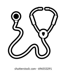 stethoscope vector illustration