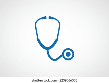 Stethoscope vector illustration, flat design