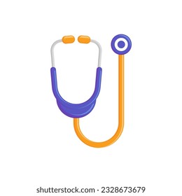 stethoscope vector illustration in flat style design