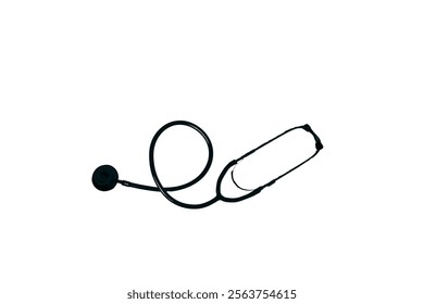 Stethoscope Vector Illustration for Healthcare Design. Medicine and healthcare, cardiology, pharmacy, drugstore, Pulse, Heart Health, Nurse, doctor instrument and medical education.