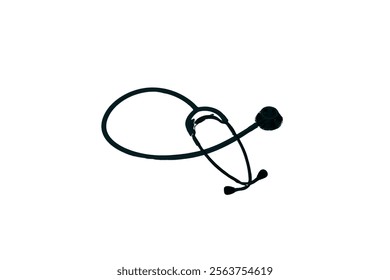 Stethoscope Vector Illustration for Healthcare Design. Medicine and healthcare, cardiology, pharmacy, drugstore, Pulse, Heart Health, Nurse, doctor instrument and medical education.