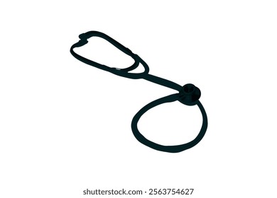 Stethoscope Vector Illustration for Healthcare Design. Medicine and healthcare, cardiology, pharmacy, drugstore, Pulse, Heart Health, Nurse, doctor instrument and medical education.