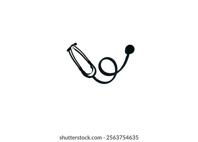 Stethoscope Vector Illustration for Healthcare Design. Medicine and healthcare, cardiology, pharmacy, drugstore, Pulse, Heart Health, Nurse, doctor instrument and medical education.