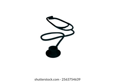 Stethoscope Vector Illustration for Healthcare Design. Medicine and healthcare, cardiology, pharmacy, drugstore, Pulse, Heart Health, Nurse, doctor instrument and medical education.