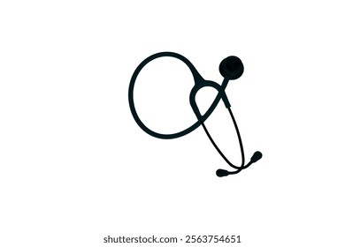 Stethoscope Vector Illustration for Healthcare Design. Medicine and healthcare, cardiology, pharmacy, drugstore, Pulse, Heart Health, Nurse, doctor instrument and medical education.