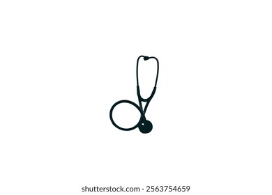 Stethoscope Vector Illustration for Healthcare Design. Medicine and healthcare, cardiology, pharmacy, drugstore, Pulse, Heart Health, Nurse, doctor instrument and medical education.