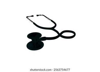 Stethoscope Vector Illustration for Healthcare Design. Medicine and healthcare, cardiology, pharmacy, drugstore, Pulse, Heart Health, Nurse, doctor instrument and medical education.