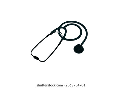 Stethoscope Vector Illustration for Healthcare Design. Medicine and healthcare, cardiology, pharmacy, drugstore, Pulse, Heart Health, Nurse, doctor instrument and medical education.