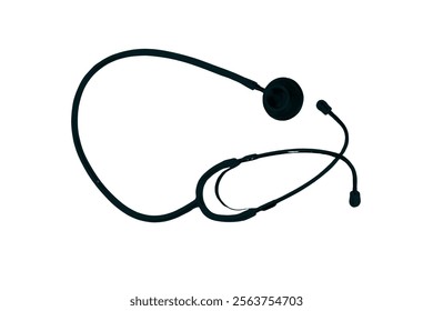 Stethoscope Vector Illustration for Healthcare Design. Medicine and healthcare, cardiology, pharmacy, drugstore, Pulse, Heart Health, Nurse, doctor instrument and medical education.