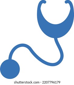 stethoscope Vector illustration on a transparent background. Premium quality symmbols. Glyphs vector icons for concept and graphic design. 
