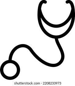 stethoscope  Vector illustration on a transparent background.Premium quality symbols.Stroke vector icons for concept and graphic design.