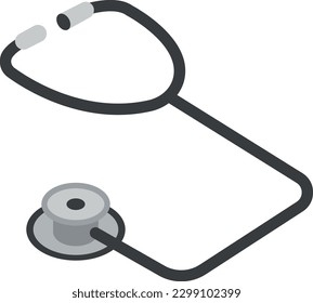 stethoscope Vector illustration on a transparent background. Premium quality symbols. Flat icons for concept and graphic design.