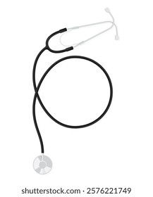 Stethoscope vector isolated on white background. Stethoscope icon stock illustration