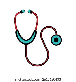 Stethoscope Vector Line Art for Medical Design