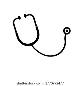 stethoscope vector logo illustration design for medical and healcare perpose Doctor tools hospital and medical symbols stethoscope logo.
