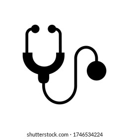 Stethoscope vector symbol illustration isolated on white background